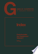 Index Formula Index [E-Book] : 2nd Supplement Volume 3 C-C6.9 /