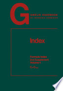 Index Formula Index [E-Book] : 2nd Supplement Volume 4 C7–C11.4 /