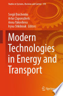 Modern Technologies in Energy and Transport [E-Book] /