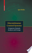 Discontinuous Control Systems [E-Book] /