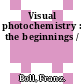 Visual photochemistry : the beginnings /
