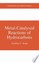 Metal-Catalysed Reactions of Hydrocarbons [E-Book] /