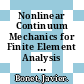 Nonlinear Continuum Mechanics for Finite Element Analysis [E-Book] /