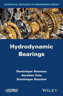 Hydrodynamic bearings [E-Book] /
