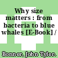 Why size matters : from bacteria to blue whales [E-Book] /