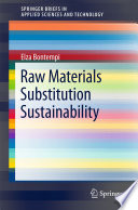 Raw Materials Substitution Sustainability [E-Book] /