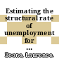 Estimating the structural rate of unemployment for the OECD countries [E-Book] /