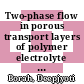 Two-phase flow in porous transport layers of polymer electrolyte membrane electrolysers [E-Book] /