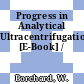 Progress in Analytical Ultracentrifugation [E-Book] /