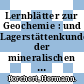 Lernblätter zur Geochemie : und Lagerstättenkunde der mineralischen Rohstoffe /