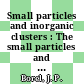 Small particles and inorganic clusters : The small particles and inorganic clusters: international meeting 0002 : Lausanne, 08.09.80-12.09.80.
