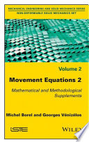 Movement equations 2. Mathematical and methodological supplements [E-Book] /