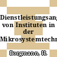Dienstleistungsangebot von Instituten in der Mikrosystemtechnik.