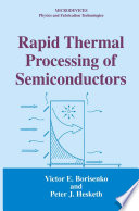 Rapid Thermal Processing of Semiconductors [E-Book] /