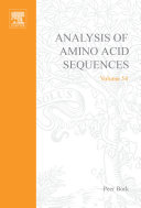 Advances in protein chemistry. 54. Analysis of amino acid sequences /