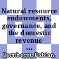 Natural resource endowments, governance, and the domestic revenue effort : evidence from a panel of countries [E-Book] /