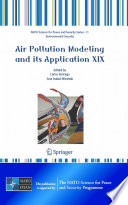Air Pollution Modeling and Its Application XIX [E-Book] /
