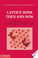 Lattice sums then and now [E-Book] /