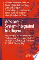 Advances in System-Integrated Intelligence [E-Book] : Proceedings of the 6th International Conference on System-Integrated Intelligence (SysInt 2022), September 7-9, 2022, Genova, Italy /