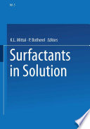 Surfactants in Solution [E-Book] : Volume 5 /