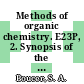 Methods of organic chemistry. E23P, 2. Synopsis of the structure : additional and supplementary volumes to the 4th edition /