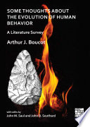 Some Thoughts about the Evolution of Human Behavior [E-Book]