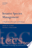 Invasive species management : a handbook of principles and techniques [E-Book] /