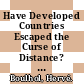 Have Developed Countries Escaped the Curse of Distance? [E-Book] /