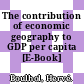 The contribution of economic geography to GDP per capita [E-Book] /