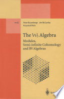 The W3 Algebra [E-Book] : Modules, Semi-infinite Cohomology and BV Algebras /