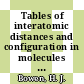 Tables of interatomic distances and configuration in molecules and ions /