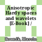 Anisotropic Hardy spaces and wavelets [E-Book] /