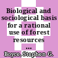 Biological and sociological basis for a rational use of forest resources for energy and organics : an international workshop, May 6-11, 1979, Kellogg Center, Michigan State University, East Lansing, Michigan /