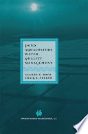 Pond aquaculture water quality management [E-Book] /