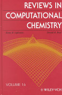 Reviews in computational chemistry. Volume 16 [E-Book] /