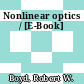 Nonlinear optics / [E-Book]