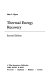Thermal energy recovery /