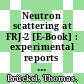 Neutron scattering at FRJ-2 [E-Book] : experimental reports 2003 /