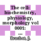 The cell: biochemistry, physiology, morphology vol 0001: methods, problems of cell biology.