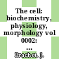 The cell: biochemistry, physiology, morphology vol 0002: cells and their component parts.