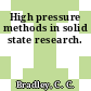 High pressure methods in solid state research.
