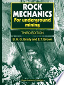 Rock Mechanics for underground mining [E-Book] : Third edition /