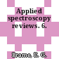 Applied spectroscopy reviews. 6.