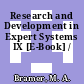Research and Development in Expert Systems IX [E-Book] /