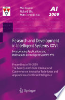 Research and Development in Intelligent Systems XXVI [E-Book] : Incorporating Applications and Innovations in Intelligent Systems XVII /