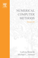Numerical computer methods. Pt. D /