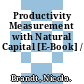 Productivity Measurement with Natural Capital [E-Book] /