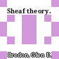 Sheaf theory.