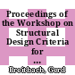 Proceedings of the Workshop on Structural Design Criteria for HTR : Jülich, 31. January - 1. February 1989 [E-Book] /