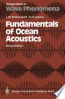 Fundamentals of Ocean Acoustics [E-Book] /